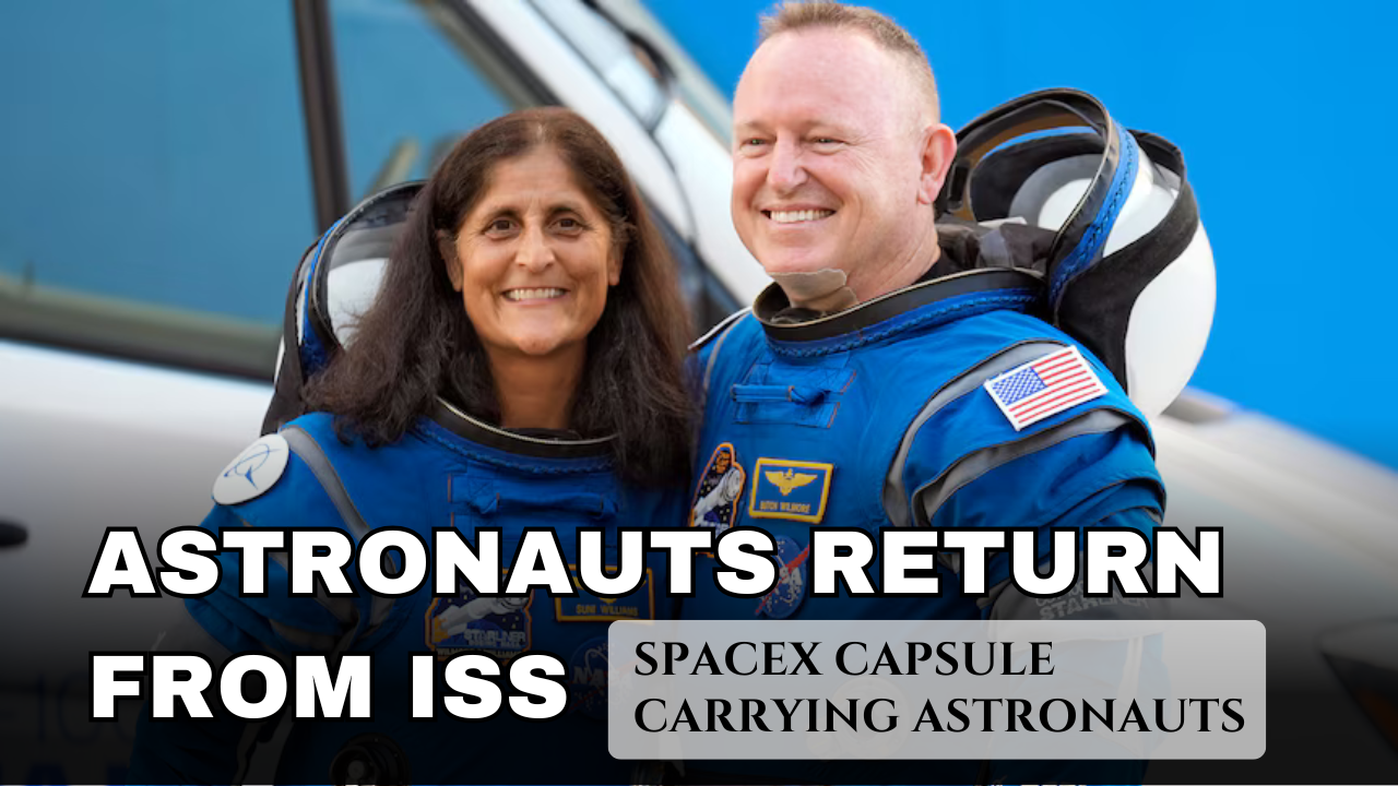 Astronauts Return from ISS