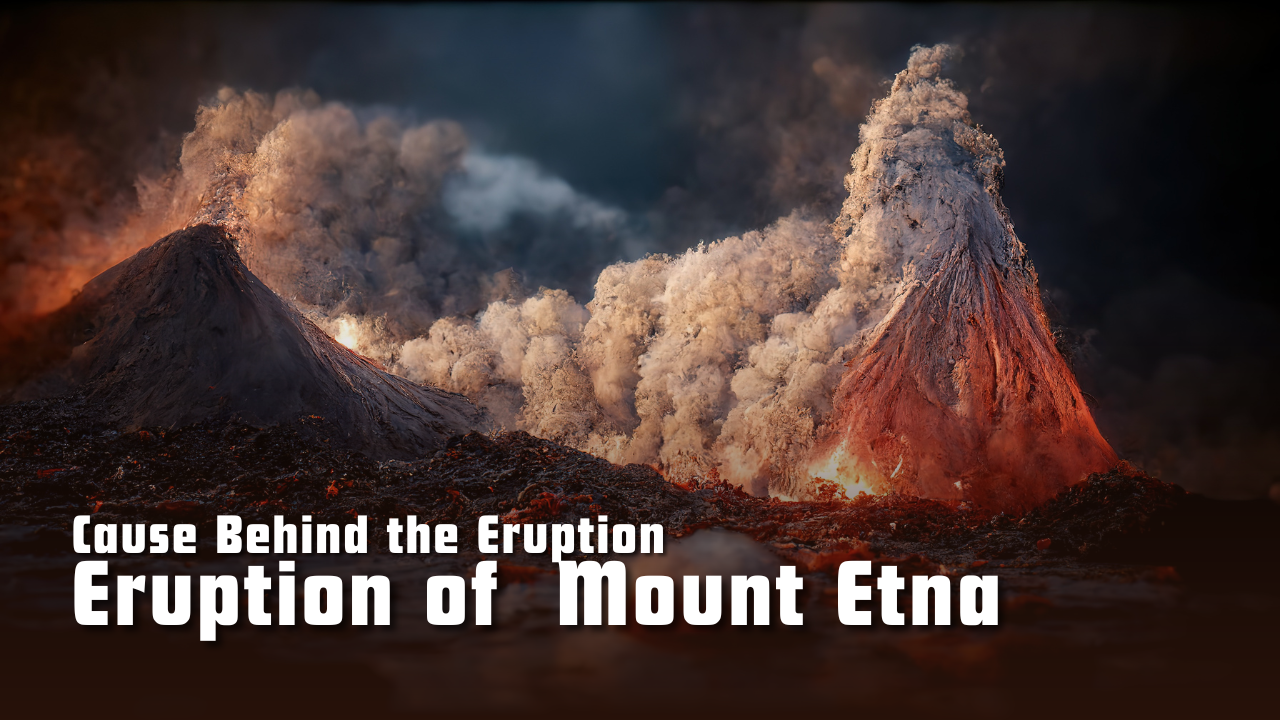 Eruption of  Mount Etna