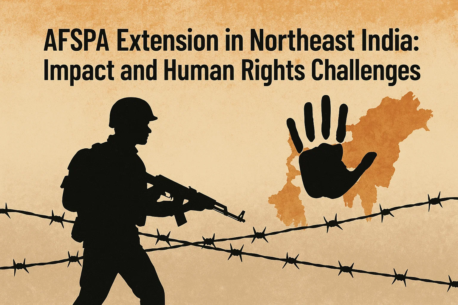 AFSPA Extension in Northeast India: Impact and Human Rights Challenges