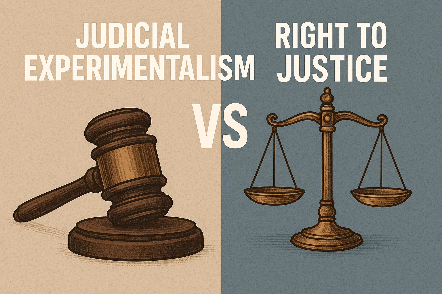 Judicial Experimentalism vs Right to Justice