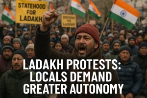 Ladakh Protests 2025 – Demands, Statehood, and Autonomy