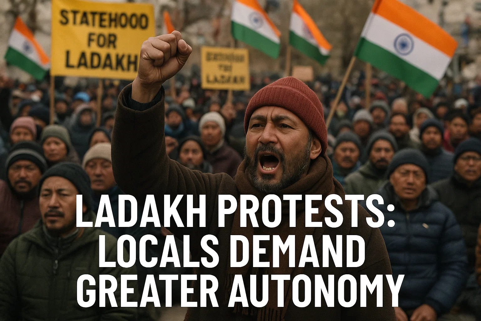 Ladakh Protests 2025 – Demands, Statehood, and Autonomy