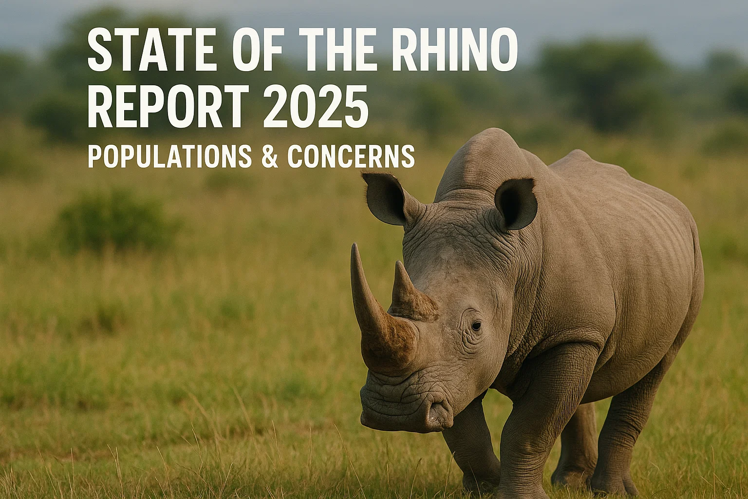 State of the Rhino Report 2025: Populations & Concerns
