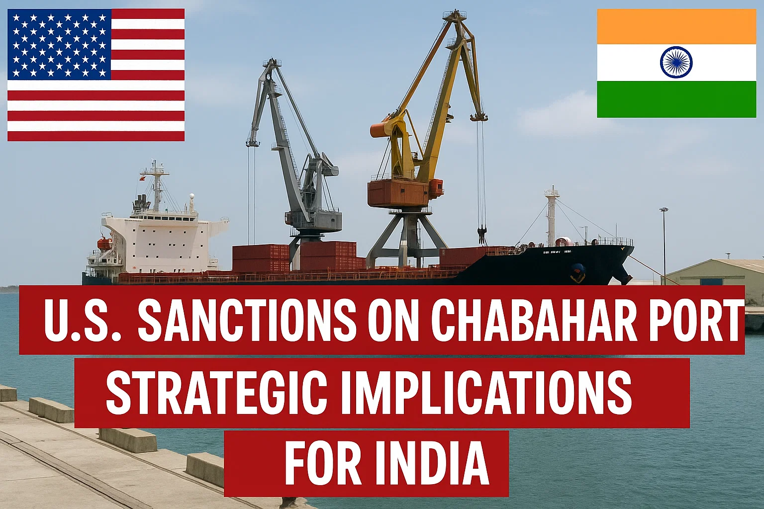U.S. Sanctions on Chabahar Port: Strategic Implications for India