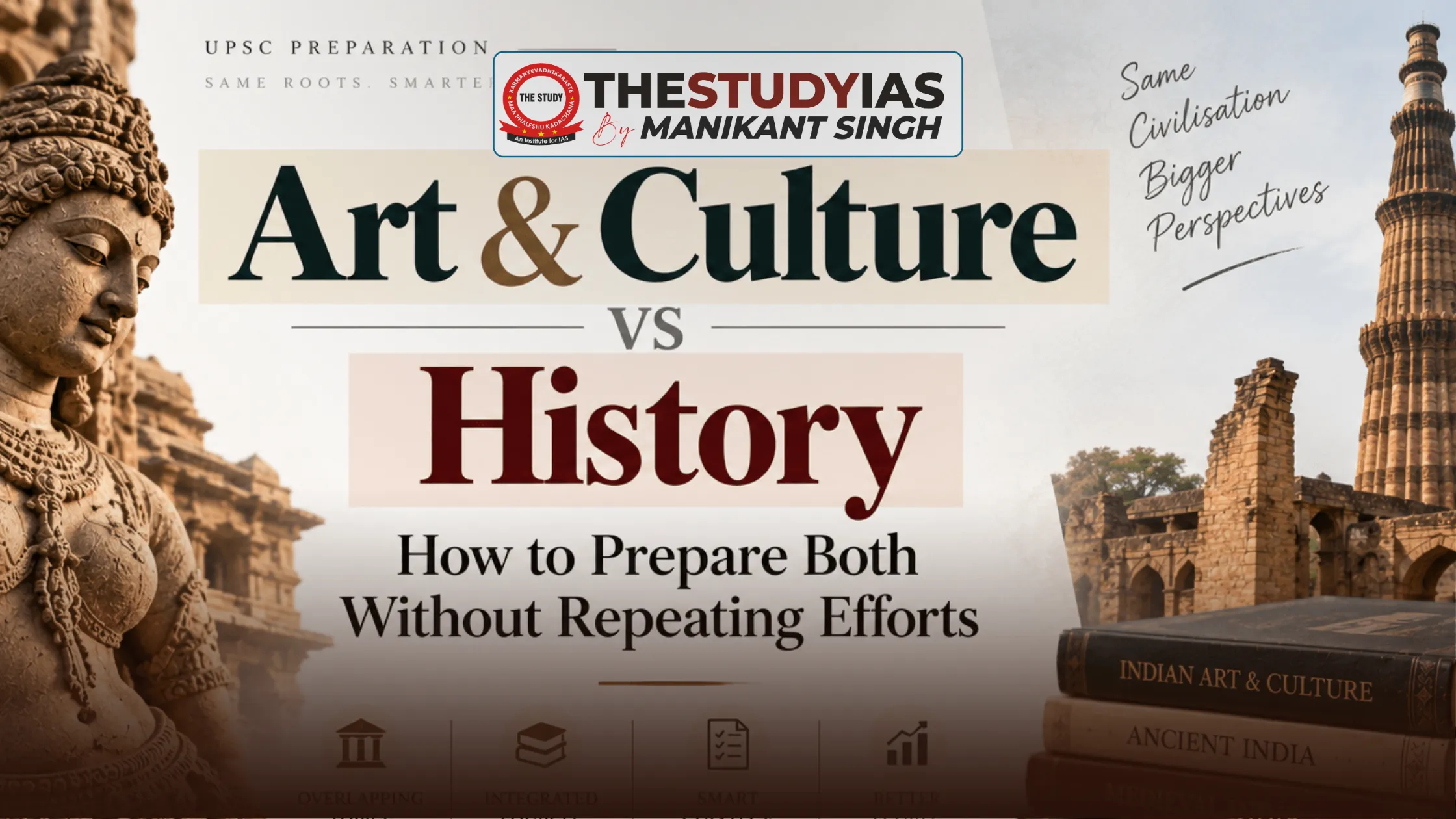 Art & Culture vs History: How to Prepare Both Without Repeating Efforts
