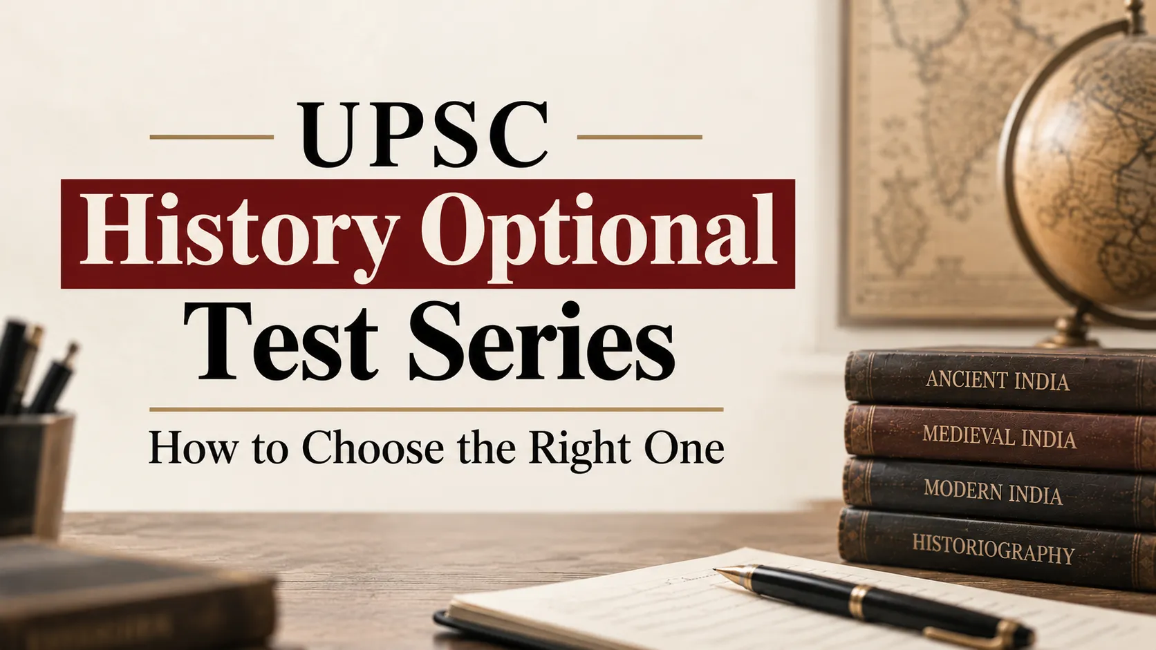 UPSC History Optional Test Series: How to Choose the Right One